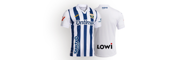 Parte delantera y trasera de la camiseta del Leganés